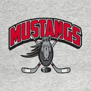 Mustangs Hockey Logo T-Shirt